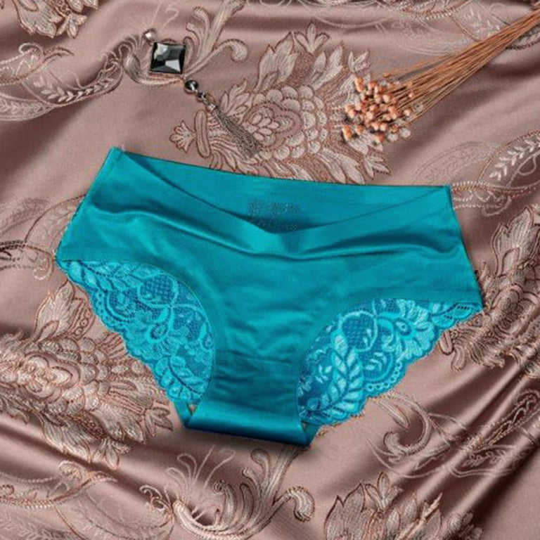 ZMHEGW Womens Underwear Tummy Control Mixed Color 3 Pack Ice Silk