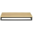 thumbnail image 5 of HUBERT® Black Display Riser with Butcher Block Top - 3 1/5"H, 5 of 7