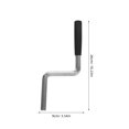 thumbnail image 2 of FUTUREORYY Vintage Stainless Steel Crank Handle Replacement for Screen Doors with Comfortable Grip, 2 of 8