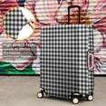 thumbnail image 4 of Black White Gingham Checkered Pattern Luggage Cover Fashion Suitcase Cover Baggage Covers Fit 25-28 Inch Luggage (Go Travel), 4 of 5