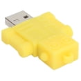 thumbnail image 2 of USB Flash portátil amarillo Robot de dibujos animados memoria de pulgar para almacenamiento de información transmisión de datos regalo 32GB, 2 of 9
