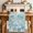 Teal, variant on Ocean Coral Table Runner 72 Inches, Summer Nautical Coastal Coral Starfish Blue Green Bed Runner Dresser Scarves Tabletop for Indoor Outdoor Parties/Ceremony/Banquet, 18" x 72"