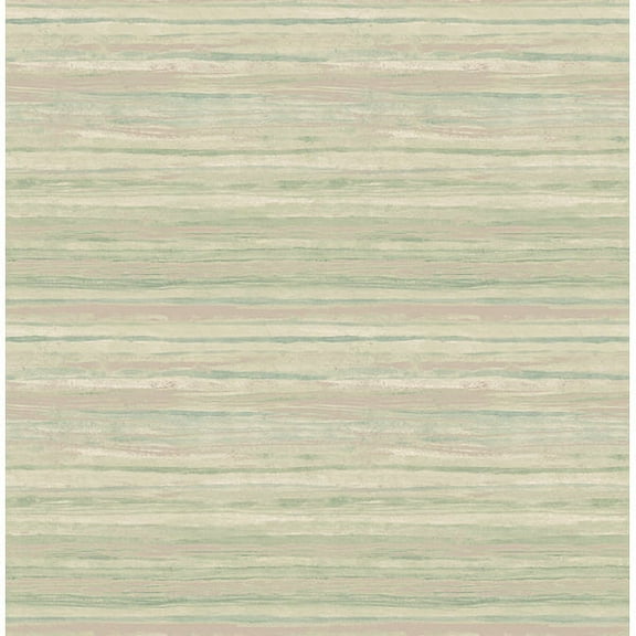 Kenneth James Arakan Sage Stripe Wallpaper, 20.5-in by 33-ft, 56.4 sq. ft