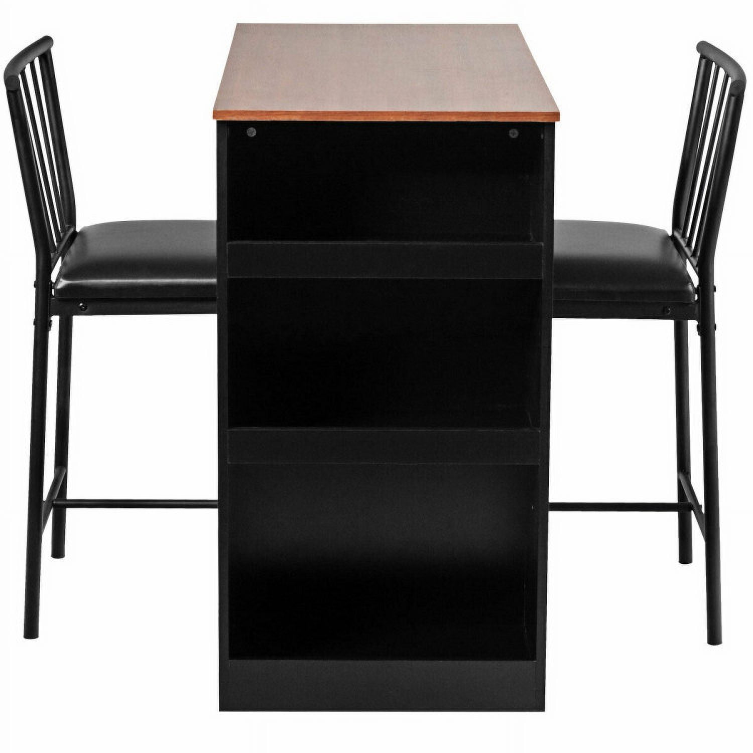 Finihen Dining Set, Dining Table Set, 3 Piece Counter Height Pub, for Home, Restaurant, Brown Finihen Dining Set, Dining Table Set, 3 Piece Counter Height Pub, for Home, Restaurant, Brown
