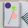 thumbnail image 2 of ColoMX 24 mini blocs de notas adhesivas: 7,6 x 7,6 cm, bonitos y brillantes, útiles escolares. Cuadernos de notas adhesivas para aula, oficina y hogar. 30 hojas por bloc., 2 of 7