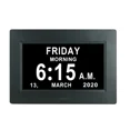 thumbnail image 1 of Reloj para la demencia, reloj para el Alzheimer, reloj calendario digital grande para personas mayores, reloj con día y fecha, 1 of 3