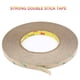 thumbnail image 4 of Cinta adhesiva de doble cara 3M para montaje de alta resistencia, 164 pies de largo, 0,4 pulgadas de ancho para tiras de luces LED SMD 5050 5630 (cinta adhesiva), 4 of 6