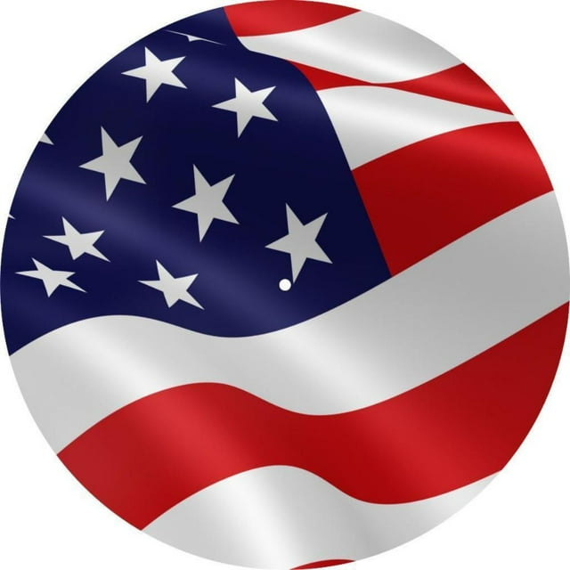 Slipmat Slip Mat Scratch Pad Felt for any 12" LP DJ Vinyl Turntable Record Player Custom Graphical - US Flag