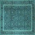 thumbnail image 1 of Ahgly Company Indoor Square Persian Light Blue Traditional Area Rugs, 8' Square, 1 of 4