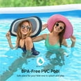 thumbnail image 6 of Inflatable Pool, 92'' x 56'' x 20'' Inflatable Swimming Pool for Summer Water Party BPA-Free Above Ground Blow up Kiddie Pool Ball/Sand Pit,Backyard Outdoor Indoor Age 3+, Rectangle, 6 of 8