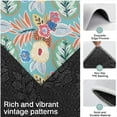 thumbnail image 3 of Green Pioneer Flower and Leaf Kitchen Rugs Sets Of 3,Kitchen Runner Rugs Non Skid Washable,Decorative Kitchen Floor Mats for Kitchen,Sink,Laundry,17"x30"+ 17"x47" + 17"x59", 3 of 6