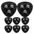 thumbnail image 1 of MOVTOTOP 8 Pcs Roulettes Adhésives en Acier Inoxydable Universelles à Coller, 1 of 8