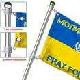 thumbnail image 6 of Flagwix Ukrainian Grommet Flag Pray for Ukraine BNL544GF - 4x6 ft., With Flag Pole Rings, 6 of 6