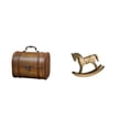 thumbnail image 1 of Estuche organizador de joyas,Organizador de joyas de madera para mujeres,hombres y niñas,Caja de almacenamiento decorativa con tapa abatible para guardar objetos pequeños.,Estatua de caballo, 1 of 8
