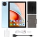 thumbnail image 1 of Tableta de 10,1 pulgadas azul FHD Octa Core 8GB RAM 256GB ROM 7000mAh Cámara dual 4G LTE Tablet con estuche Teclado BT 100-240V Enchufe de EE. UU., 1 of 14