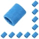 thumbnail image 1 of Wosthever muñequera deportiva muñequera absorbente de sudor muñequera elástica unisex para niños adultos, joyería azul azul real 10piezas, 1 of 6
