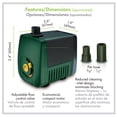 thumbnail image 4 of Blagdon Aquagarden 158 gph 120 V Submersible Pump, 4 of 10