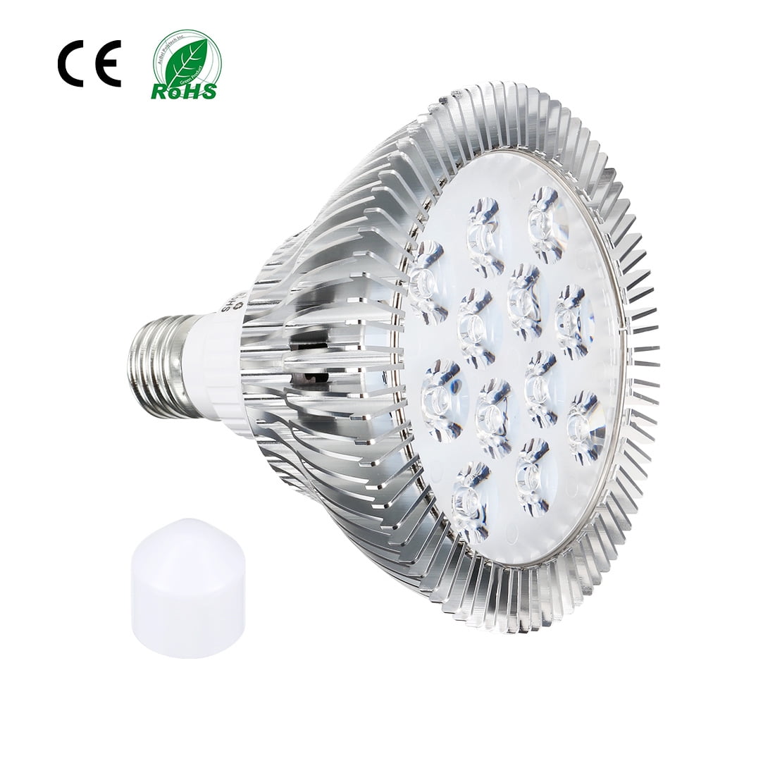 LED Grow Light Bulb 12W E27 8 Red + 4 Blue LEDs AC 85265V for Indoor