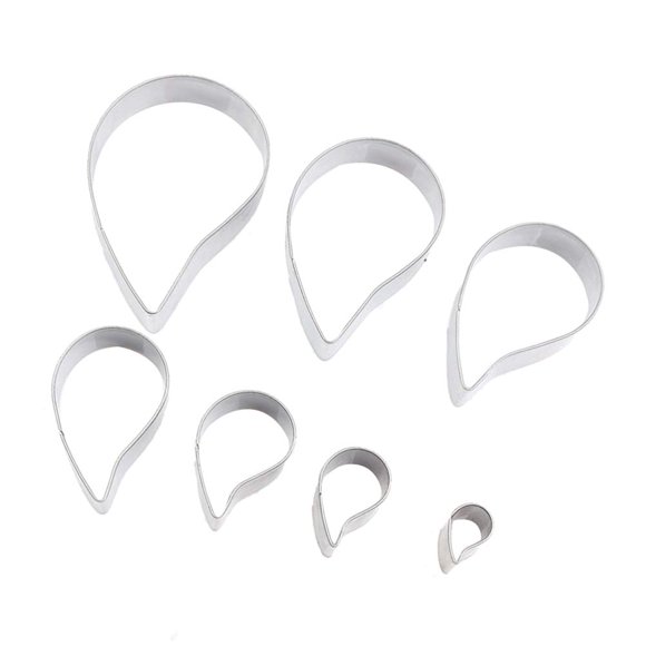 OULII 7 Pcs Baking Tool Mould Stainless Steel Safe and Reliable Use for Professional Bakers