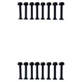 thumbnail image 3 of Advancent Paquete de 8 tornillos para monopatín, reparación de tornillos extraíbles para Longboard, repuesto para el hogar, accesorios Negro 25 mm 2Conjunto, 3 of 6