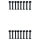 thumbnail image 3 of Greeniant Paquete de 8 tornillos para monopatín, reparación Manual de Metal, tornillo extraíble para Longboard, accesorios de repuesto de Negro 25 mm 2piezas, 3 of 6