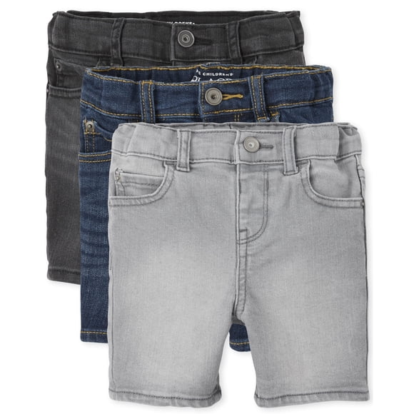 Shorts The Children's Place Pack de 3 en Denim Stretch para Niños 3T