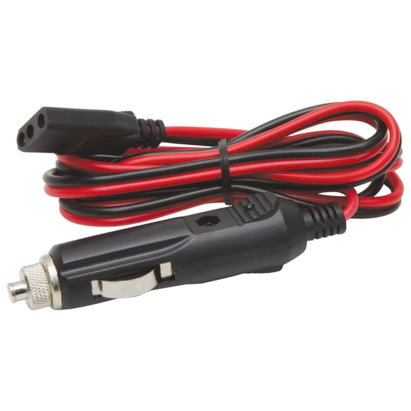 LujingZ RoadPro RPPS-220 Platinum Series 12V 3-Pin Plug Fused Replacement CB Power Cord Black Red Compatible with CB Radio