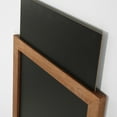 thumbnail image 4 of M&T Displays Slide-In Wood Frame with Double Sided Chalkboard for Ad Frame for Restaurant, Store, Office, Wedding, Party, Event, Home (Dark Wood, 16.50x23.40), 4 of 6