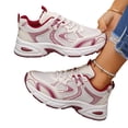 thumbnail image 4 of Willtoo Women's Chunky Fashion Sneakers Casual Sports Shoes Mesh Breathable Athletic Gym Workout Tennis Shoe Platform Thick Walking Shoes, 4 of 5