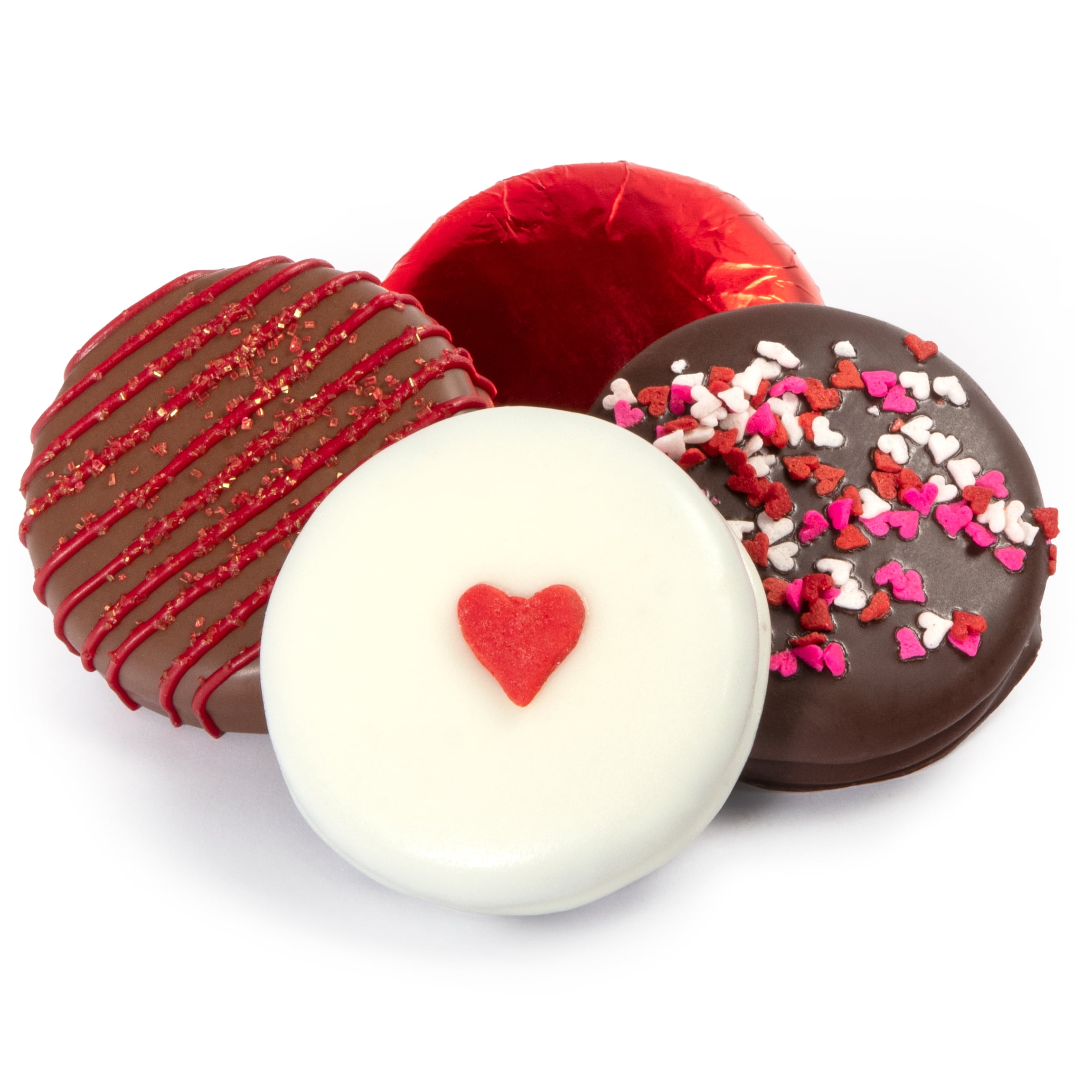 Golden State Fruit Valentine's Day Chocolate Covered Oreos Gift Box, 12pc