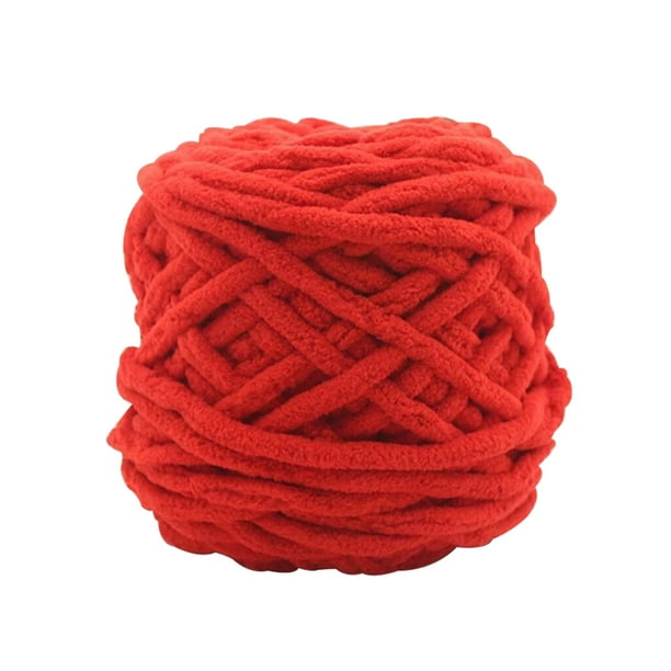 Hilo de tejer Bearachild mezcla de Algodón y poliéster rojo HA8497-08B