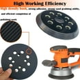 thumbnail image 6 of 5-Inch 8-Hole Sander Pad for Ridgid R2600 Sander, Smooth Finish, Dust Collection Feature, 6 of 8
