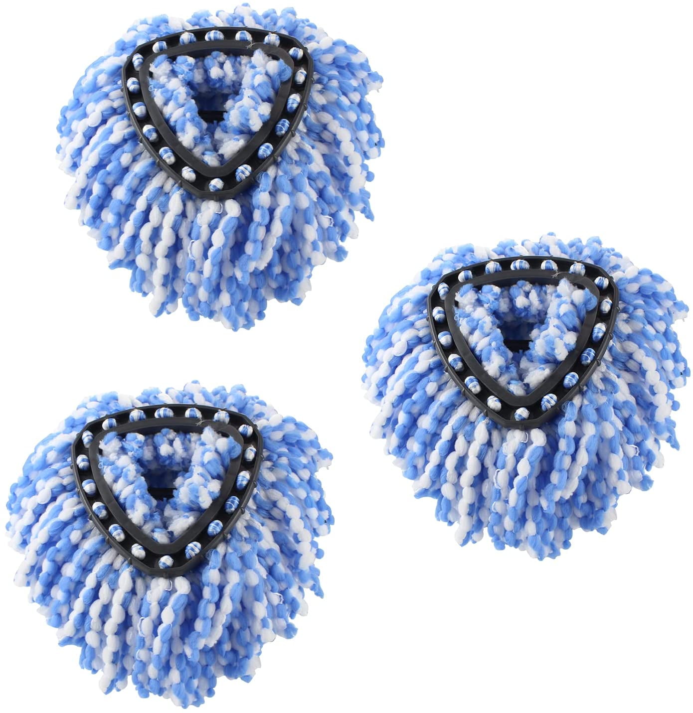 3 PCS Easy Wring Rinse Clean Mop Heads Replacement for O Cedar, Mop