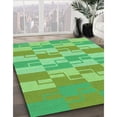 thumbnail image 2 of Ahgly Company Indoor Square Patterned Stoplight Go Green Area Rugs, 7' Square, 2 of 6