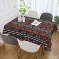 thumbnail image 5 of JSTEL Nationalism Stripes Tribal Style Table Cloth Rectangle 60 x 120 Inch Tablecloth Anti Wrinkle Table Cover for Dining Kitchen Parties, 5 of 6