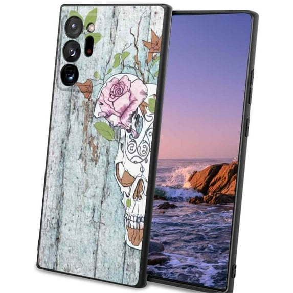 Skull Phone Case, Degined for Samsung Galaxy Note 20 Ultra 5G Case Men Women, Flexible Silicone Shockproof Case for Samsung Galaxy Note 20 Ultra 5G