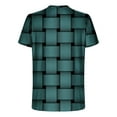 thumbnail image 4 of Shorts pour Hommes, T-Shirt à Manches Courtes Imprimé Col Rond Décontracté, 4 of 5