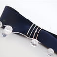 thumbnail image 6 of dianhelloya Fashion Women Double Layer Rhinestone Inlaid Open End Finger Ring Jewelry Decor Golden, 6 of 8