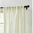 thumbnail image 2 of THD Lynda Faux Linen Textured Semi Sheer Window Rod Pocket Thick Curtains Drapery Panels, Pair, 2 of 31