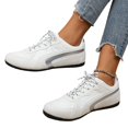 thumbnail image 5 of Willtoo Womens Sneakers Retro Lace‑Up Low Top Trainer Shoes Lightweight Fashion Flat Non Slip Athletic Shoes for Daily Outdoor Wear, 5 of 5