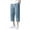 Sky Blue_021229W, variant on Garbnen Mens Pants Linen Drawstring Elastic Waist Mens Capri Pants Wide Leg Loose Fit Summer Trousers Pants for Men with Pockets