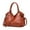 Brown, variant on ZTTD Roomy Fashion Womens Handbags Ladies Purse Satchel Shoulder Bags Tote Leather Bag