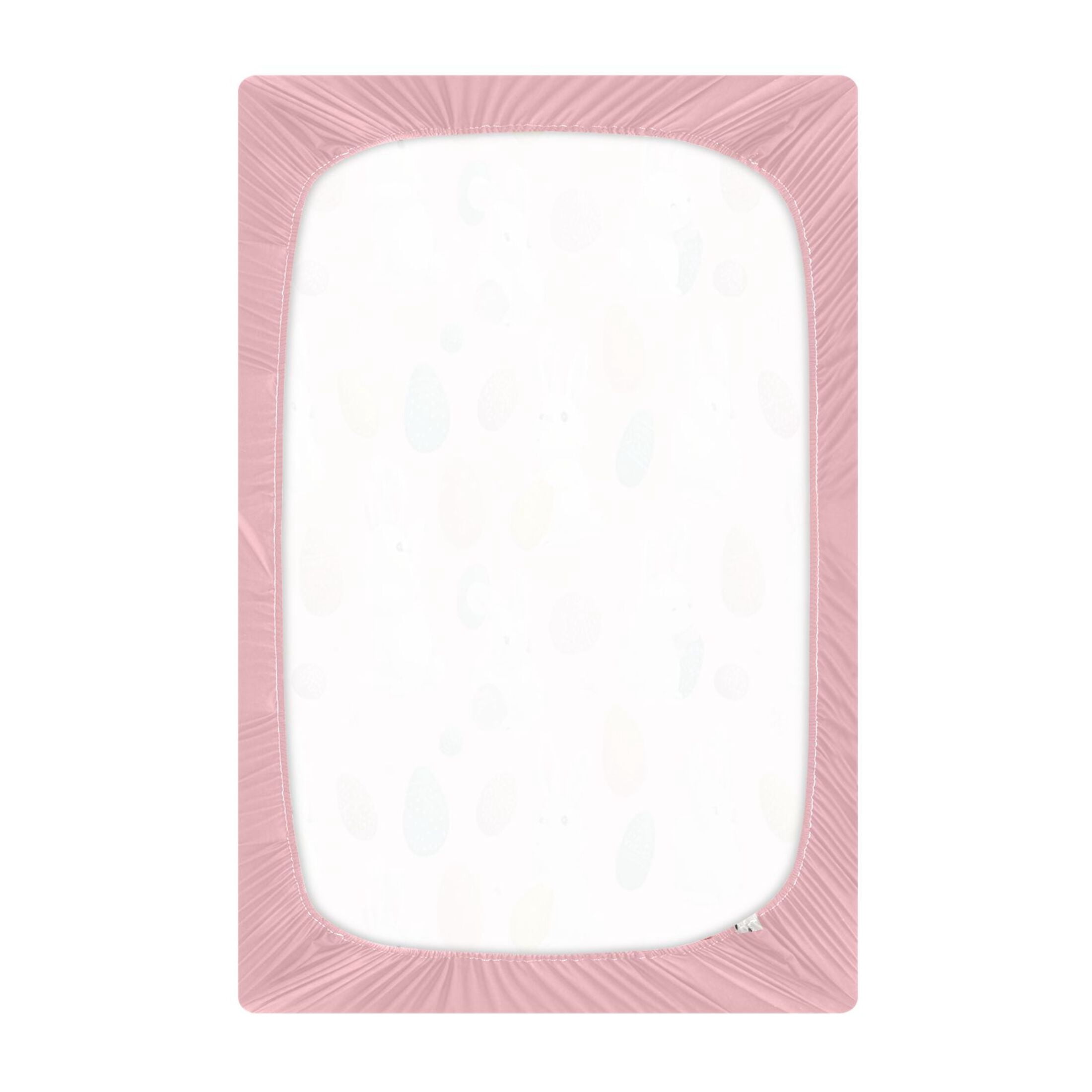 Baby Essentials 52”x 28”- Standard Cotton-like Modal Elastic- A White Rabbit Design Crib Sheets for Newborns and Toddlers