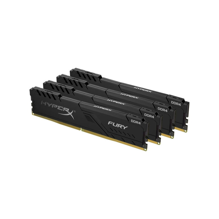 HyperX Fury 32GB 2666MHz DDR4 CL16 DIMM (Kit of 4) 1Rx8 Black