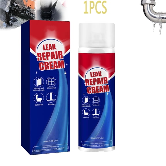Leak Repair Waterproof Sealant Spray, Anti-Leak Protective Coating, High Temperature Resistant Moisture-Proof Seepage Repair Glue for Roof, Wall, Pipe