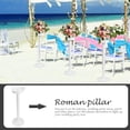 thumbnail image 5 of OUNONA 2Pcs Artistic Roman Column Statue White Decorative Wedding Road Guides for Home Party Accessories, 5 of 5