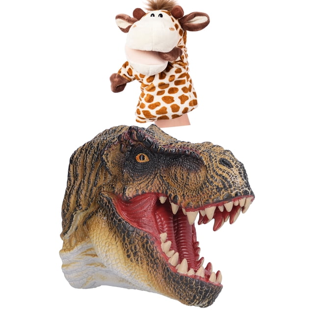 Goma de Tísteres de Dinosaurio, No Tóxico Portátil Duradarero Agarre CÓMODO TÍTERE de Mano de Pegamento Suave Para Niños Para Maestros para Fiestas para Niñas por Educación