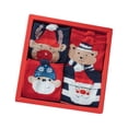 thumbnail image 5 of 4 Pairs Christmas Socks Xmas Novelty Socks Cartoon Lovely Casual Fashion Holiday Socks Women Socks for Spring Birthday Indoor Style A, 5 of 8