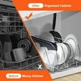 thumbnail image 3 of KFFKFF Rack Organizer Pan and Pot Expandable Under Cabinet Adjustable Lid Holder, 3 of 9