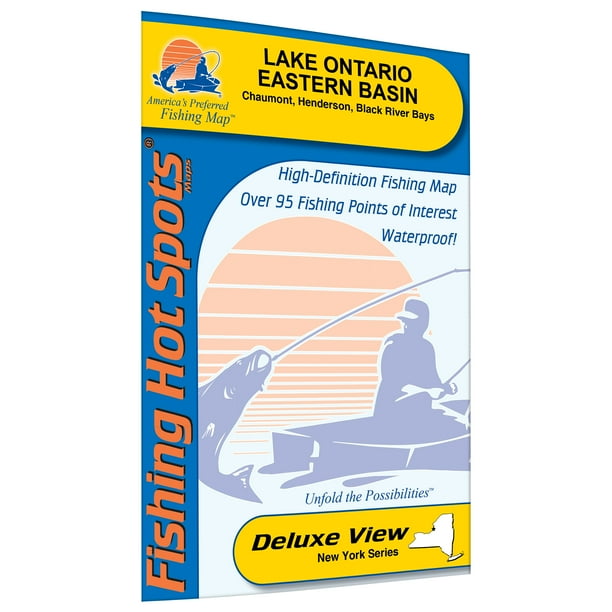 Ontario Fishing Map, Lake (Chaumont Fishing Map, Henderson